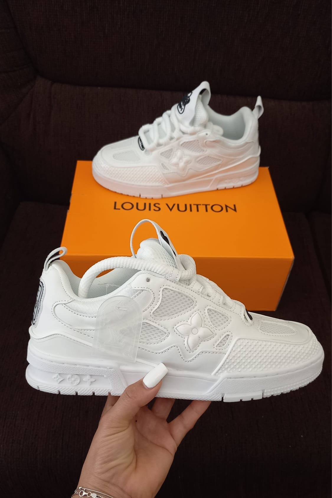 Louis Vuitton Skate Blancas