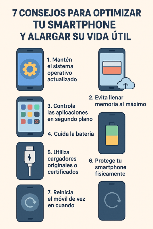 📱 7 Consejos para Optimizar tu Smartphone y Alargar su Vida Útil - Postu Tienda