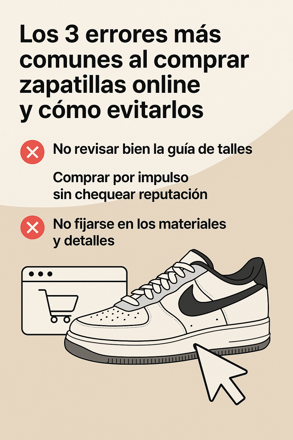 🧨 Los 3 errores más comunes al comprar zapatillas online y cómo evitarlos - Postu Tienda