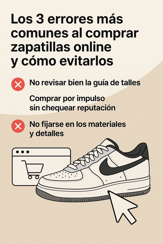 🧨 Los 3 errores más comunes al comprar zapatillas online y cómo evitarlos - Postu Tienda