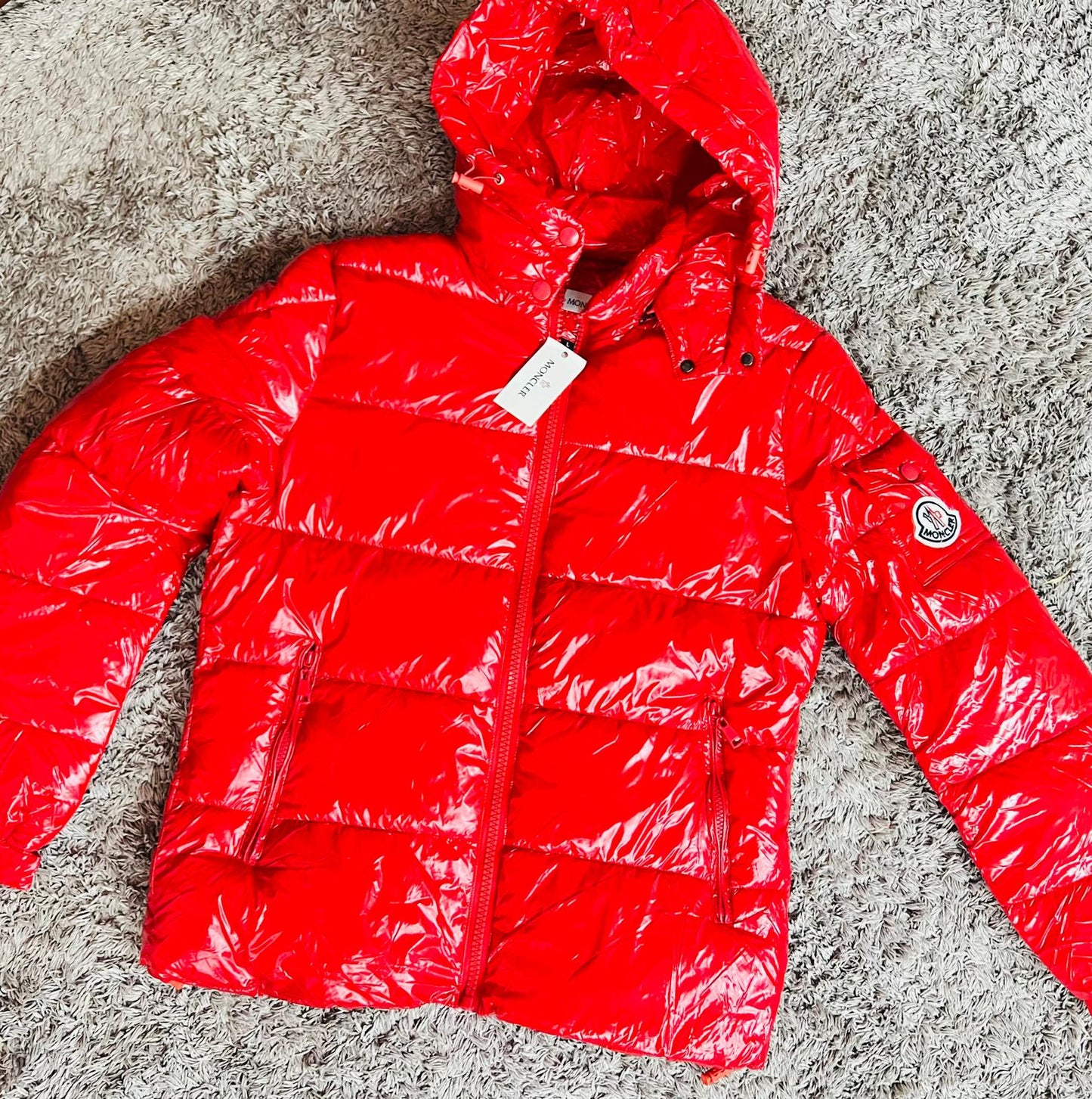 Abrigo Moncler Rojo