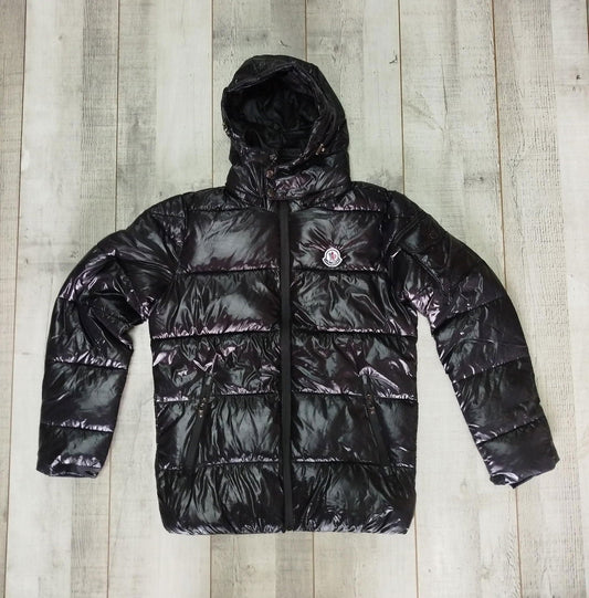 Abrigo Moncler negro capucha - Postu Tienda
