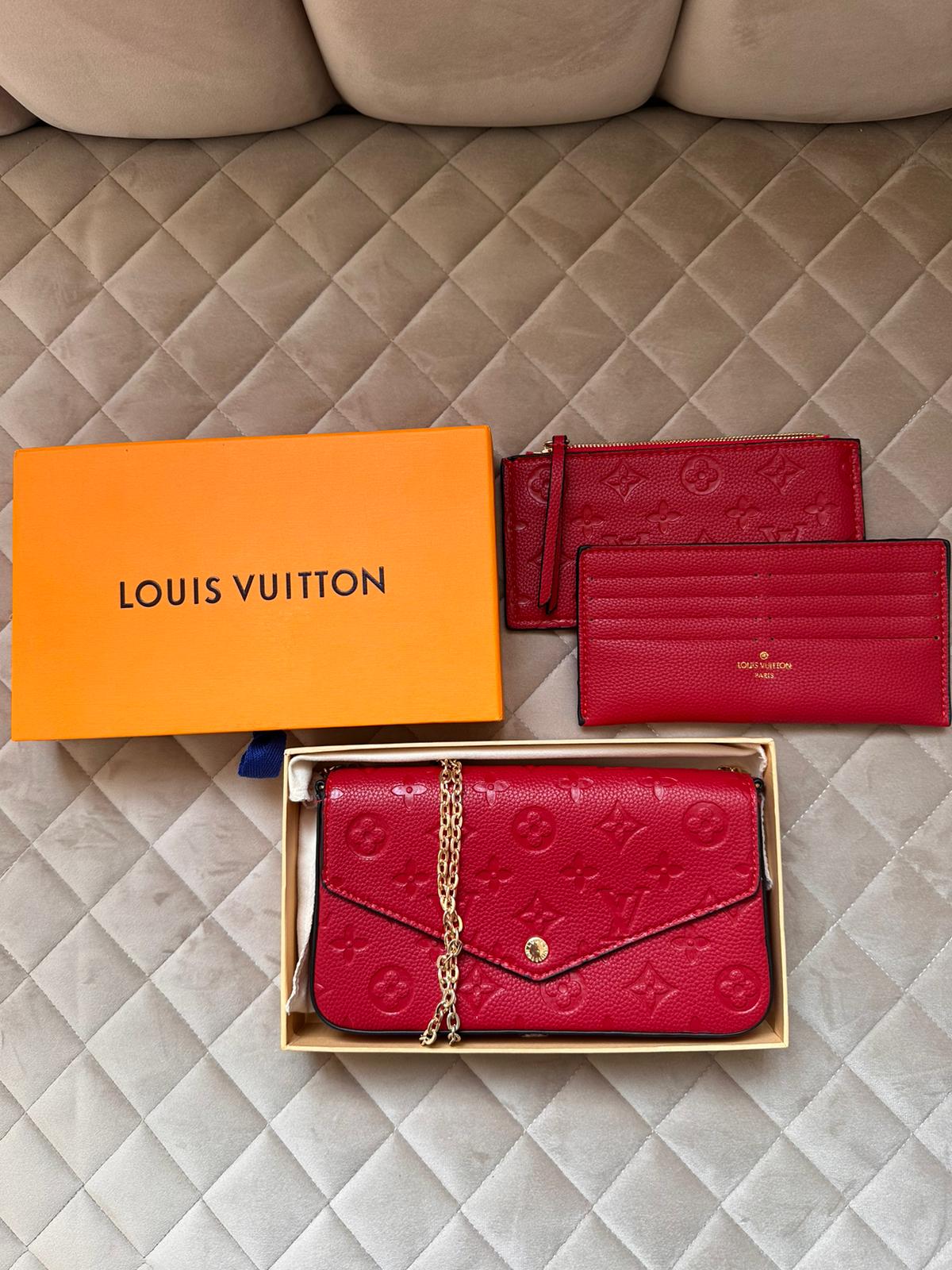 Bolso Louis Vuitton Félicie Rojo