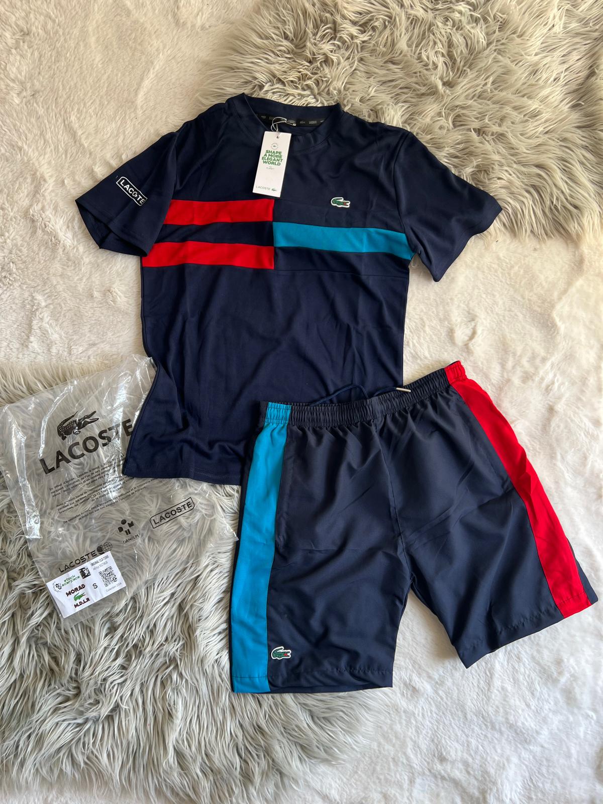 Conjunto Verano Lacoste tricolor - Postu Tienda